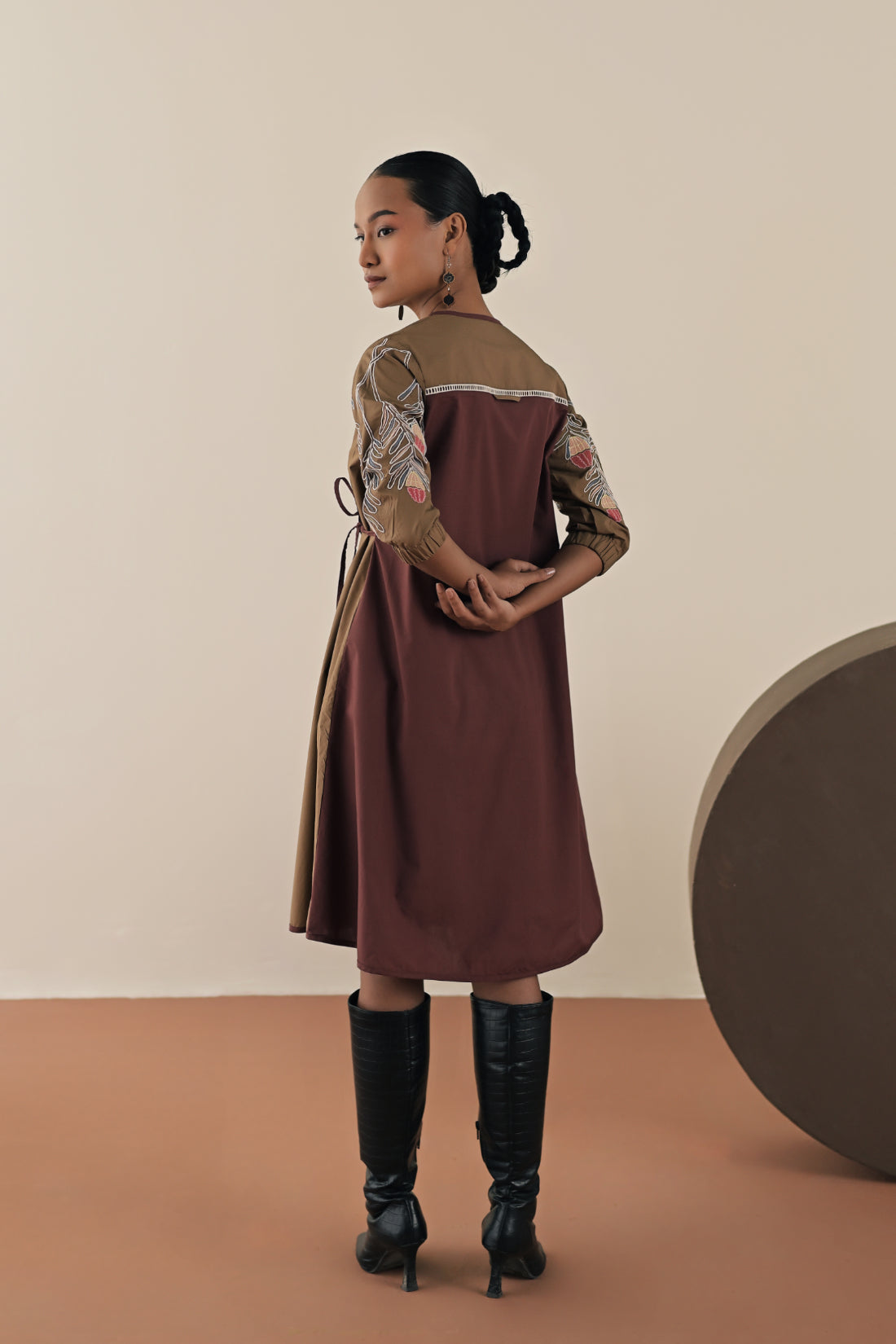 Shirt wrap dress image 3