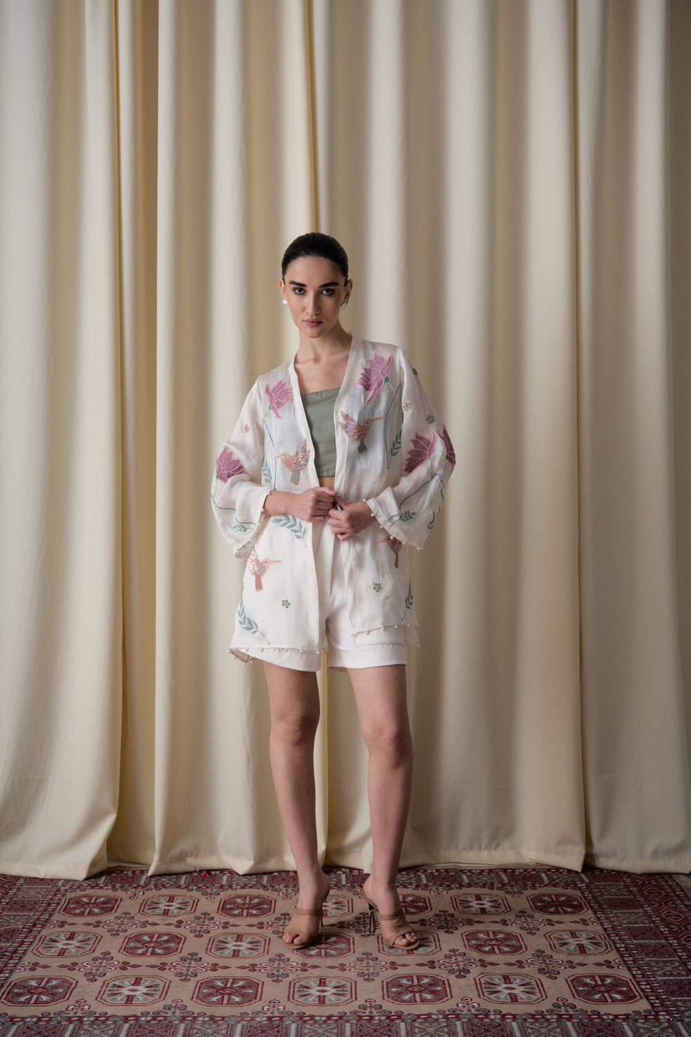 Wildflower blazer (Ivory) image 1