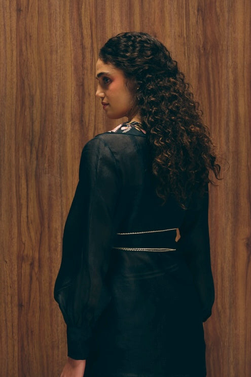 Midnight blossom blazer image 3
