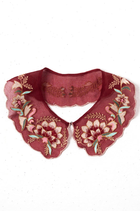 Ruby floral collar image 0