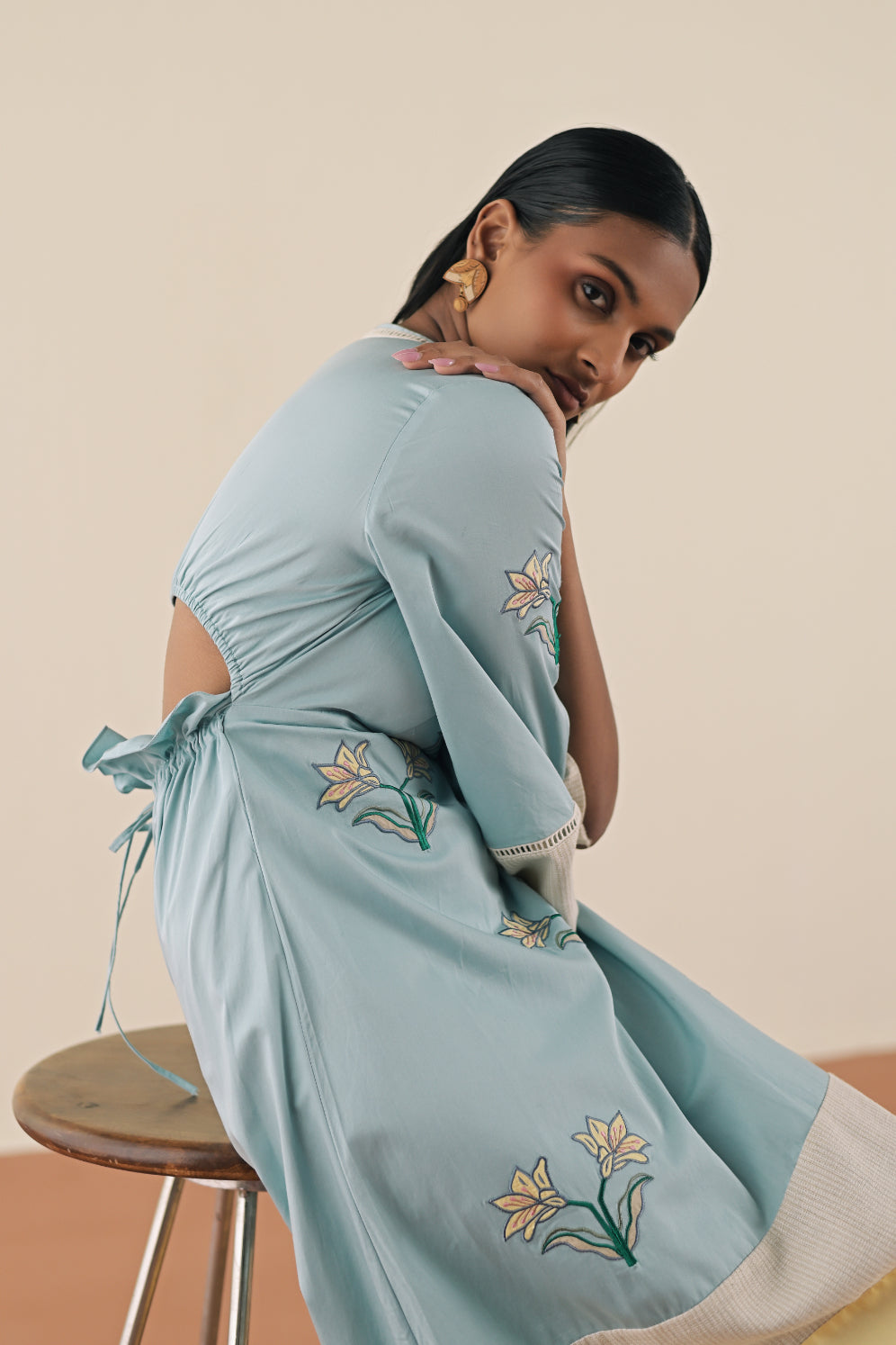 Santorini blue dress image 4
