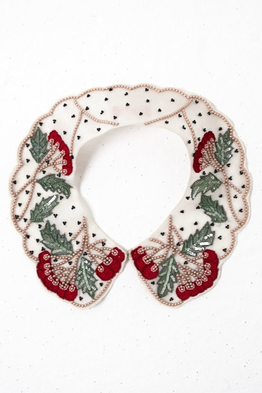 Ivory grape collar image 1