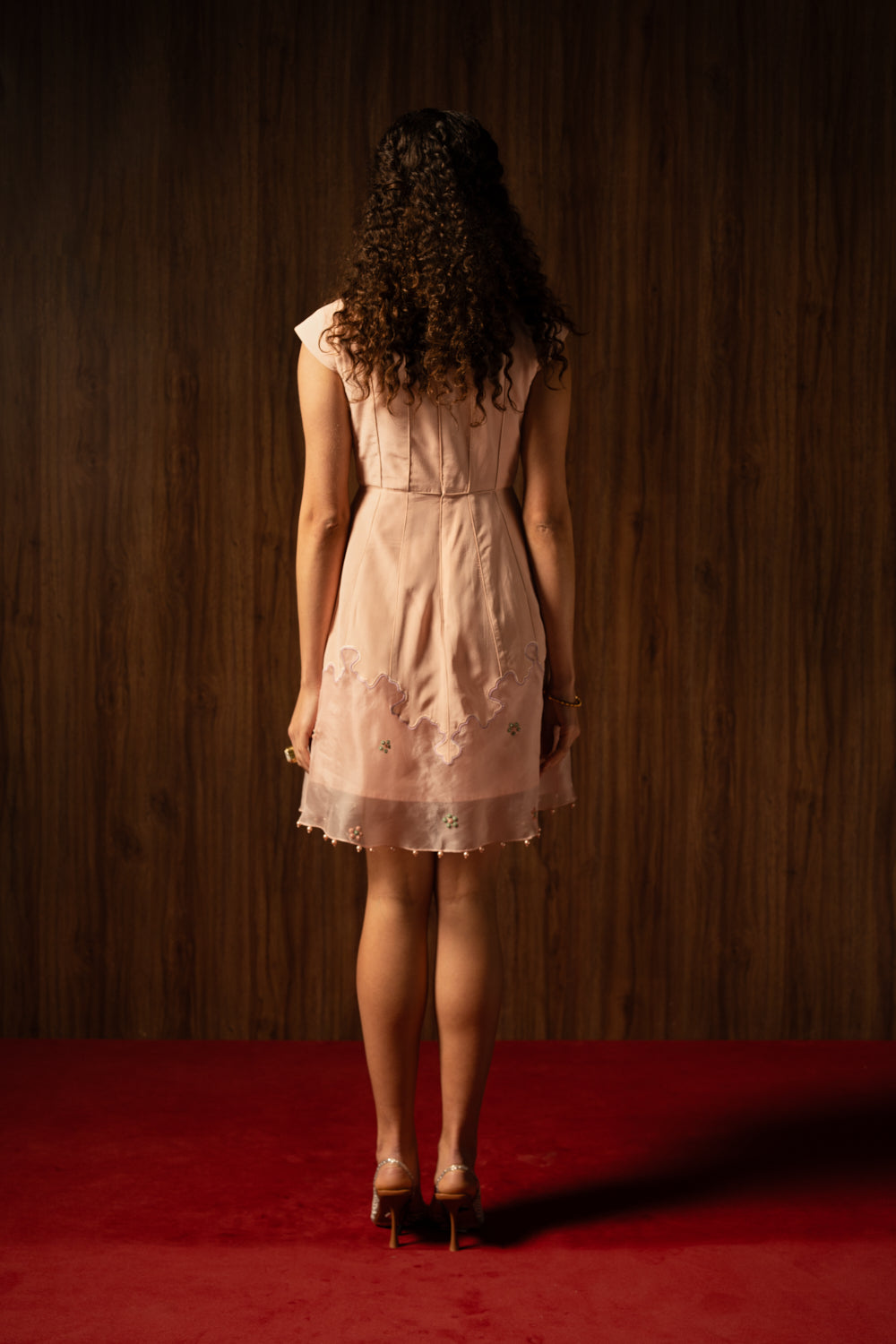 Misty rose short dress image 4