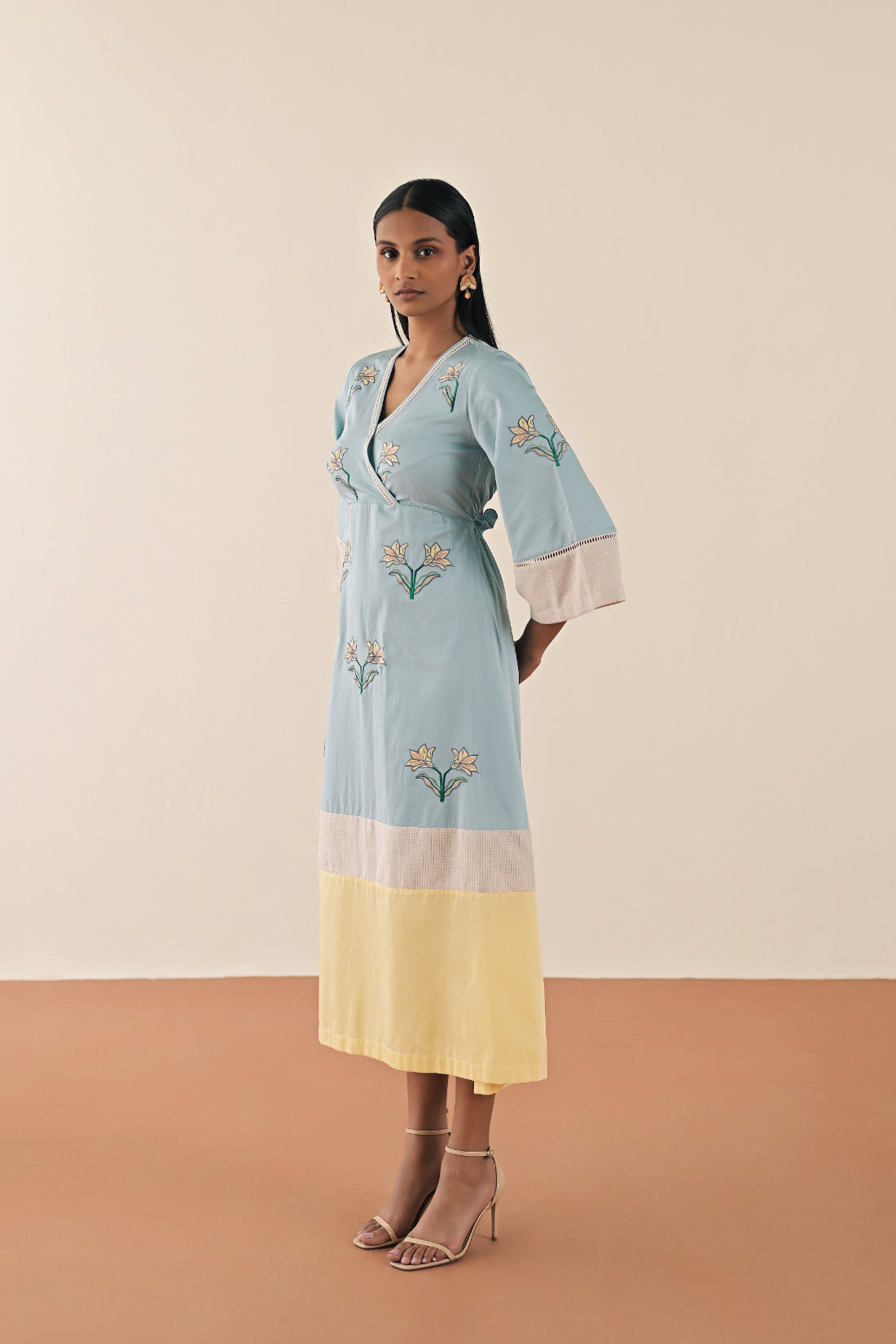 Santorini blue dress image 3
