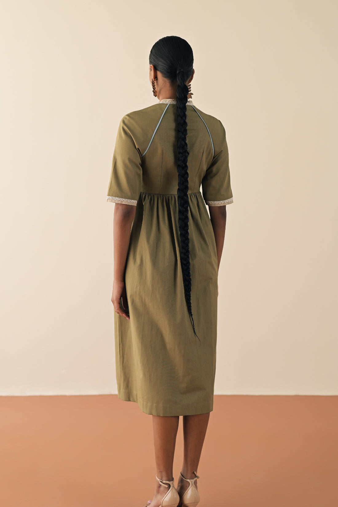 Tampa olive dress image 4