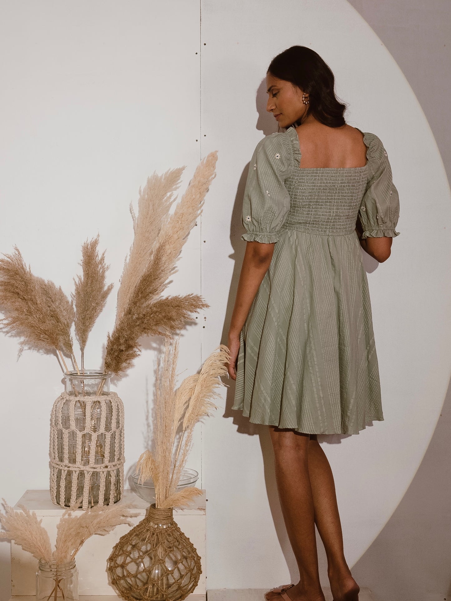 Floral embroidered dress image 3