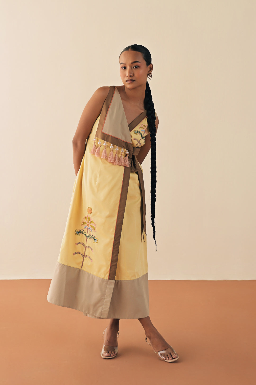Yellow gypsy dress image 3