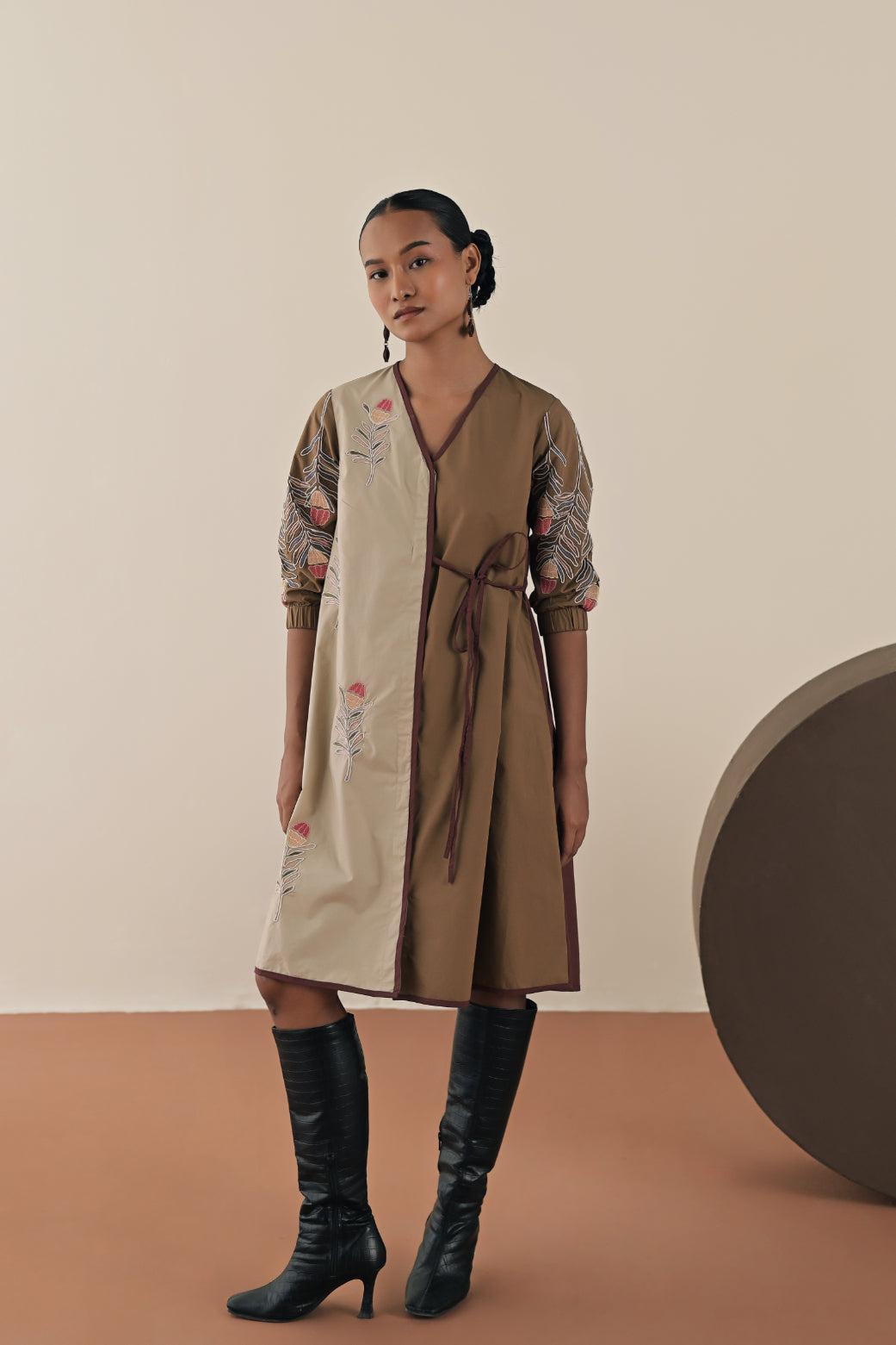 Shirt wrap dress image 2