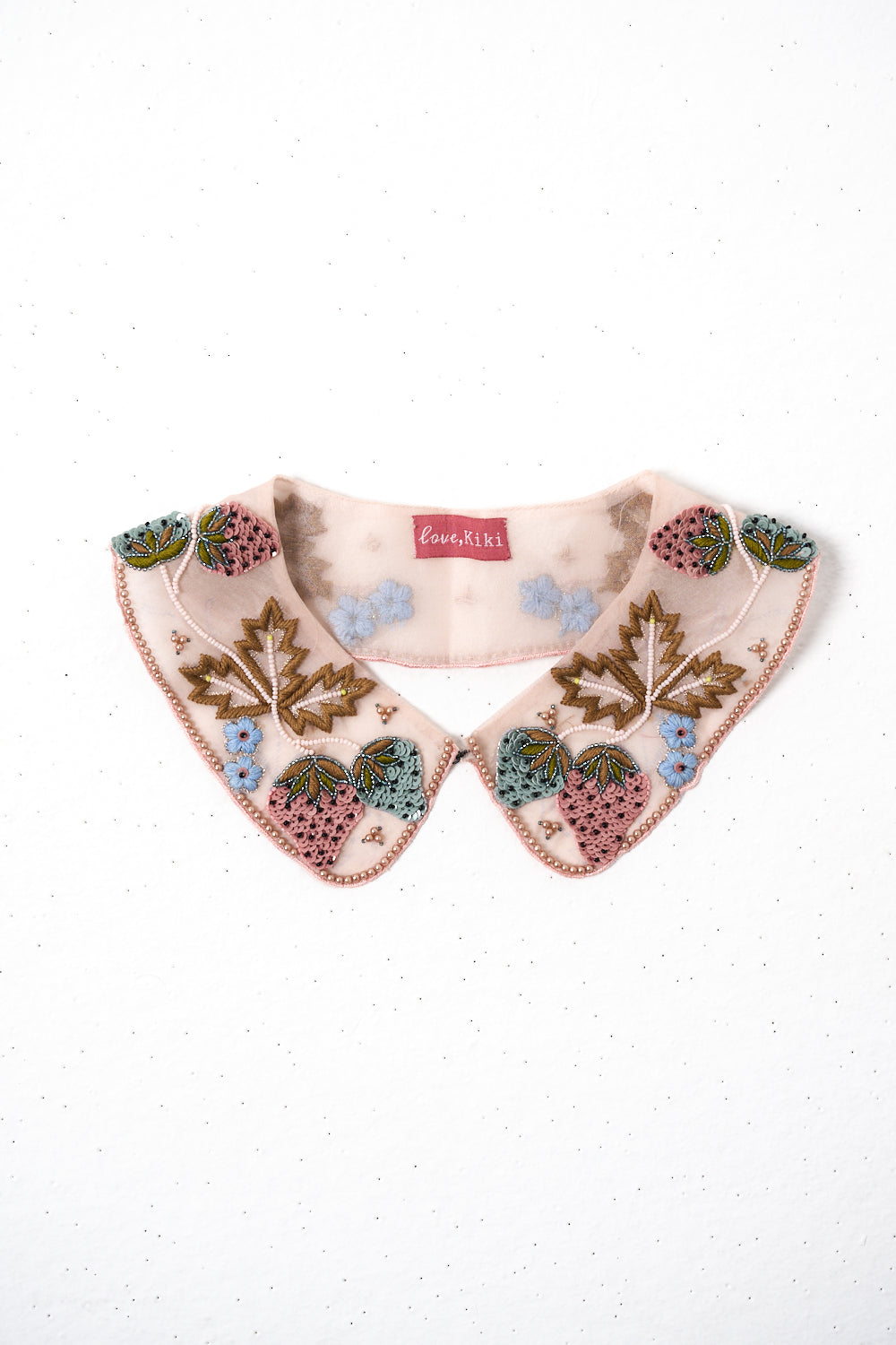 Peach mocha strawberry collar image 0