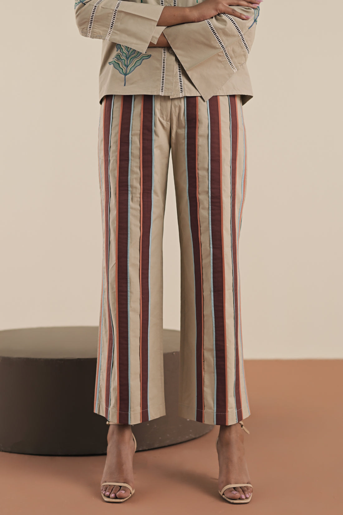 Rosemary stripe pants image 0