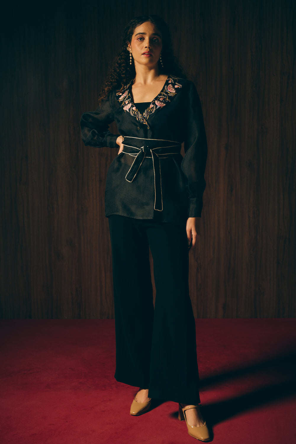 Midnight blossom blazer image 4