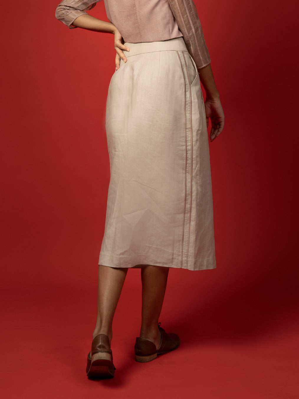 Linen skirt. image 1