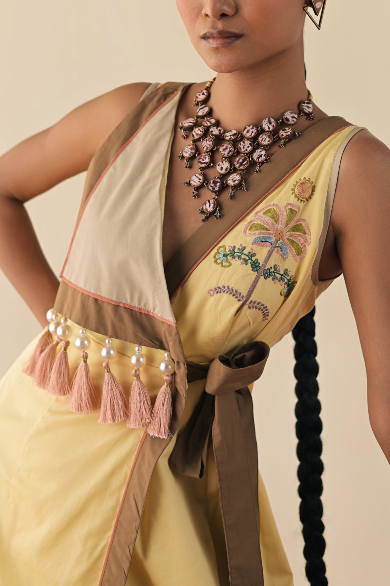 Yellow gypsy dress image 2