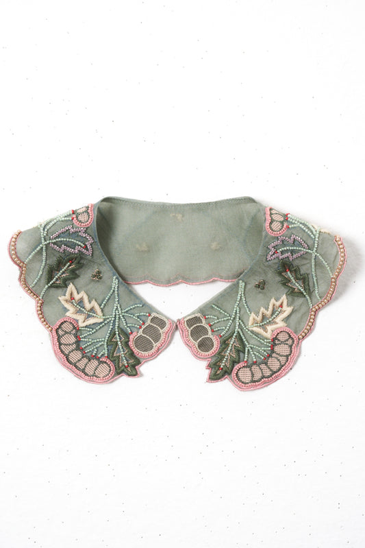 Sage green grape collar image 0