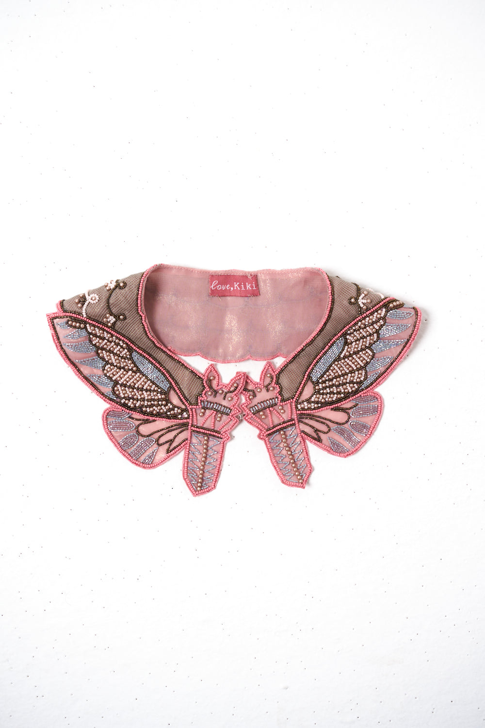 Pink dragonfly collar image 0