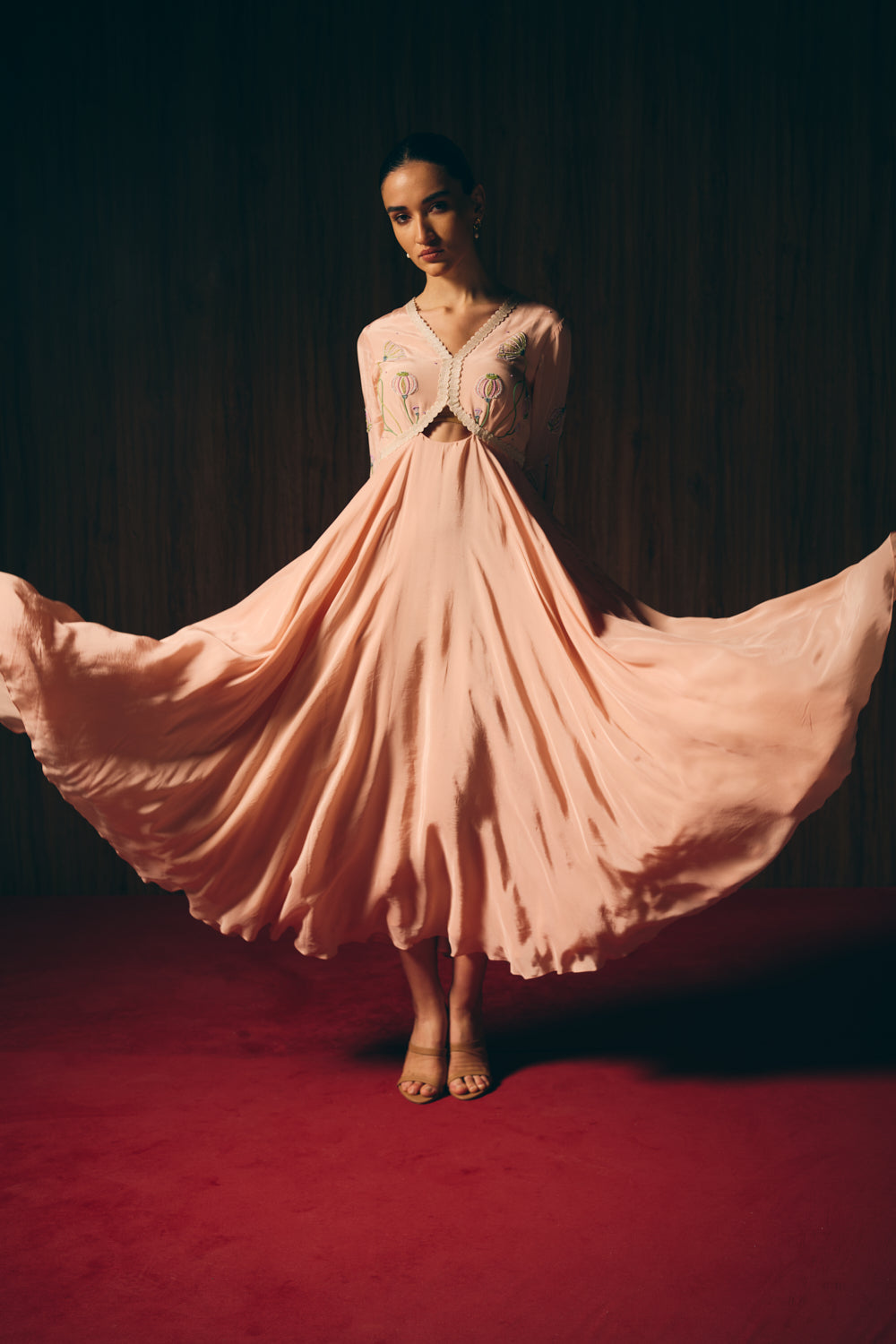 Misty pink dress image 4