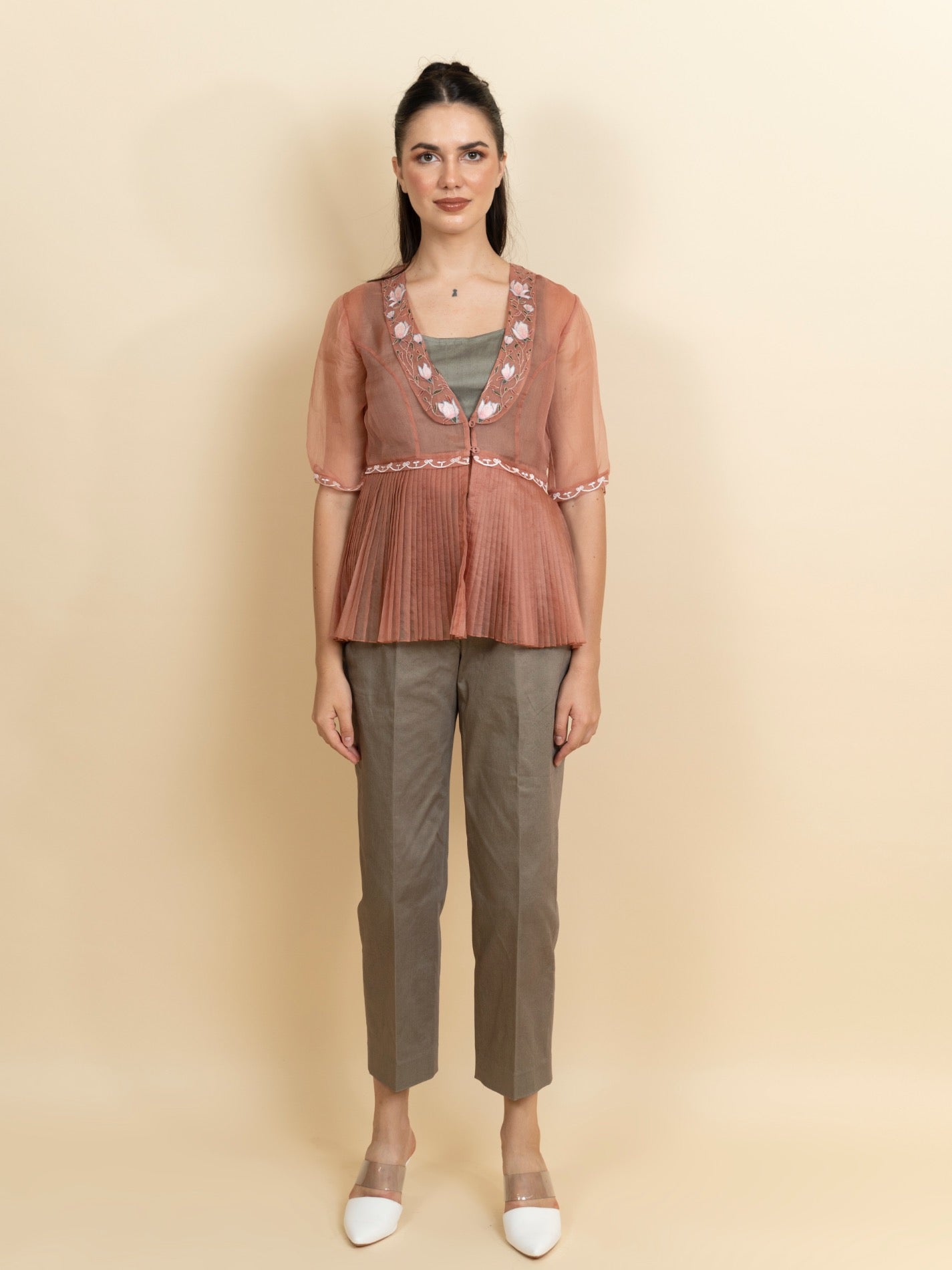 Cinnamon organza blazer (only blazer) image 0