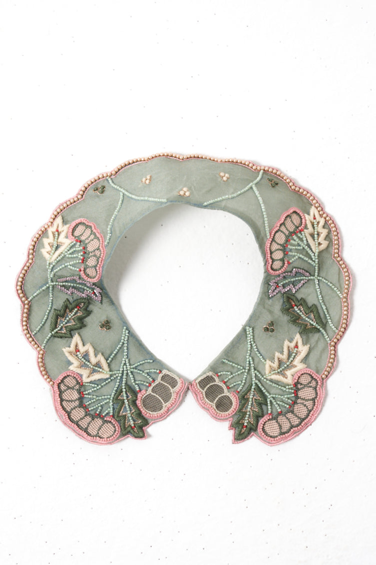 Sage green grape collar image 1