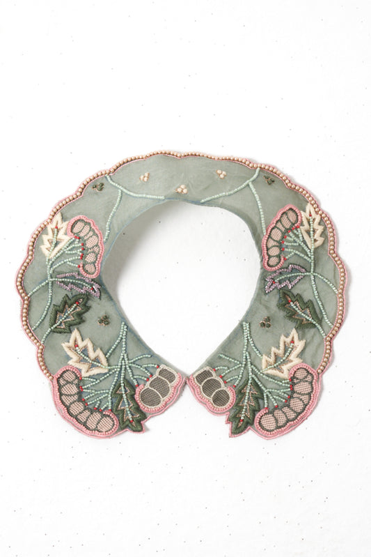 Sage green grape collar image 1