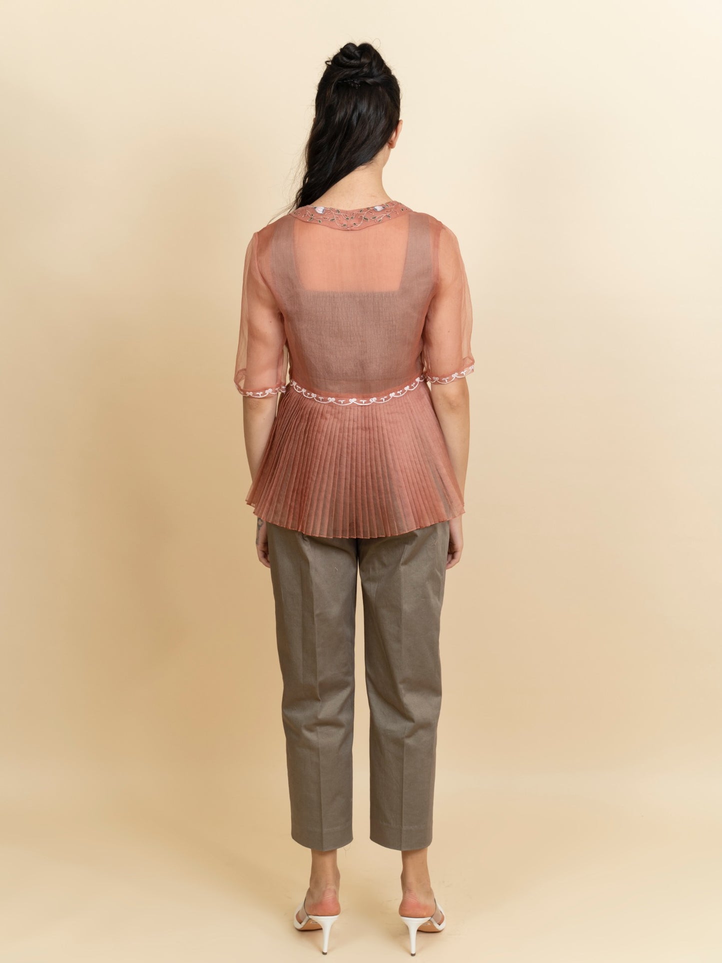 Cinnamon organza blazer (only blazer) image 1