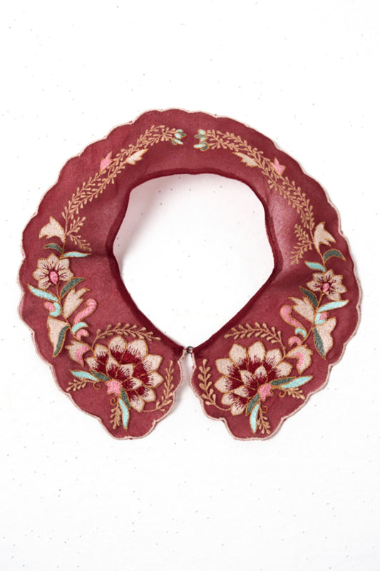 Ruby floral collar image 1