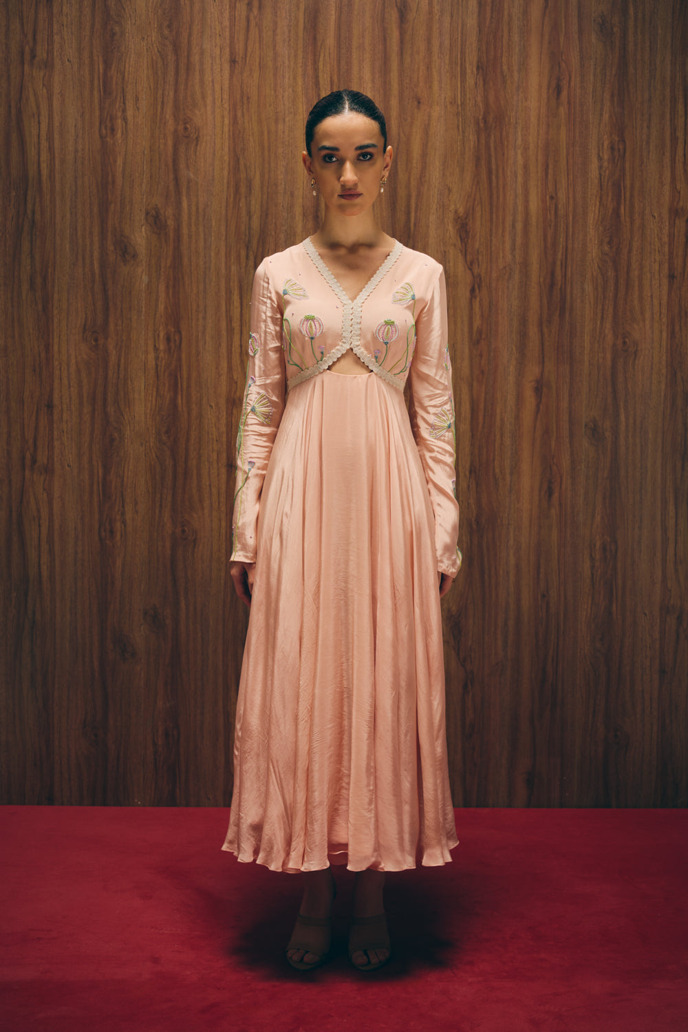 Misty pink dress image 1