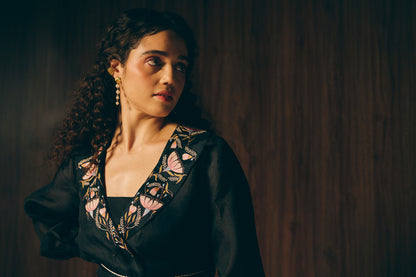 Midnight bloom pants set image 1