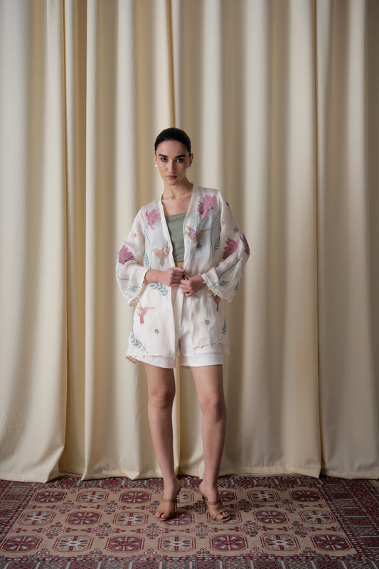 Wildflower blazer (Ivory) image 1