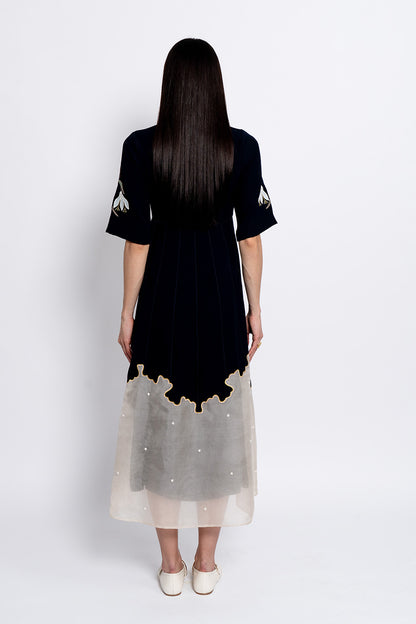 Madhya - navy dress