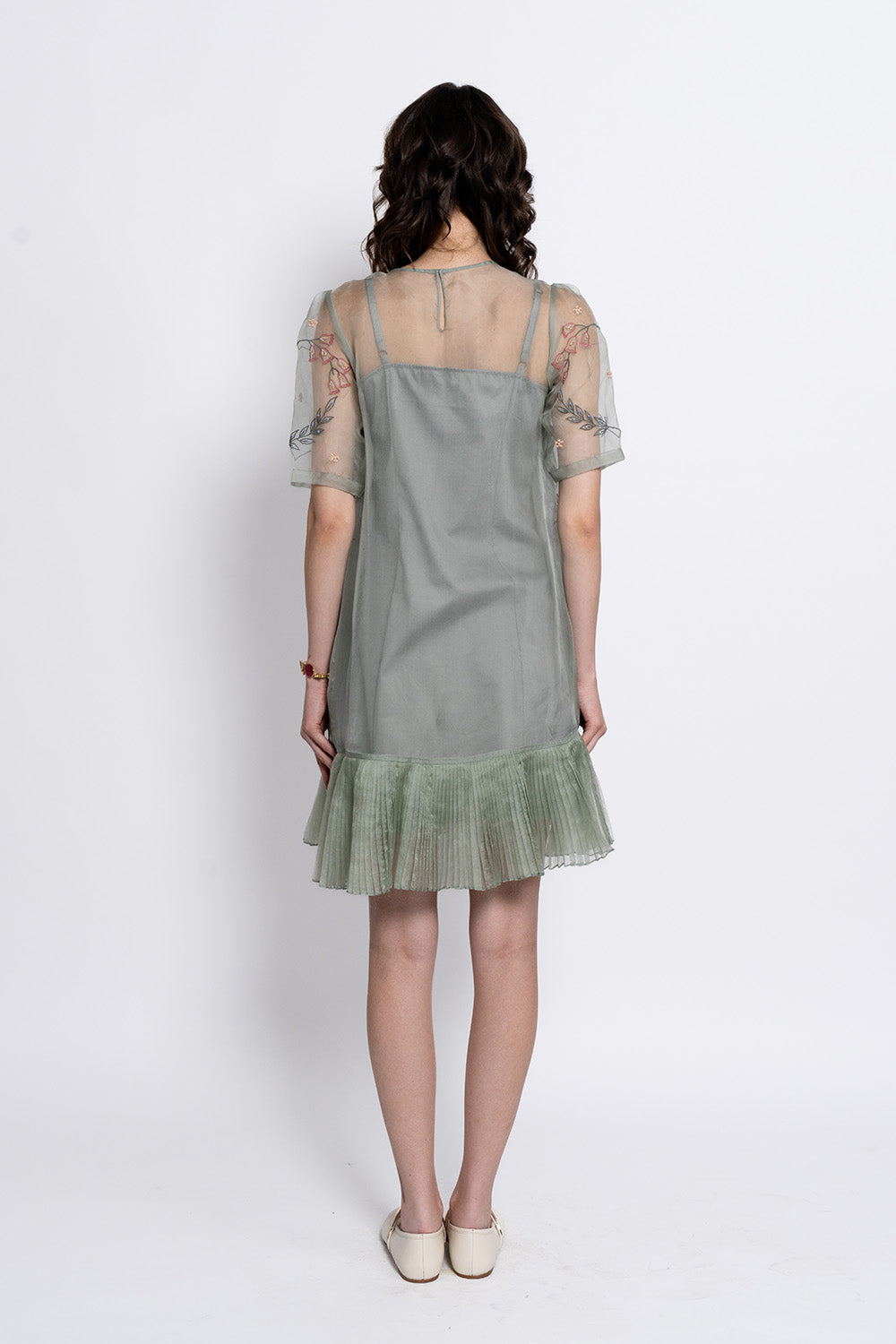 Sage Moonflower Dress