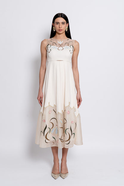 Tara - ivory dress