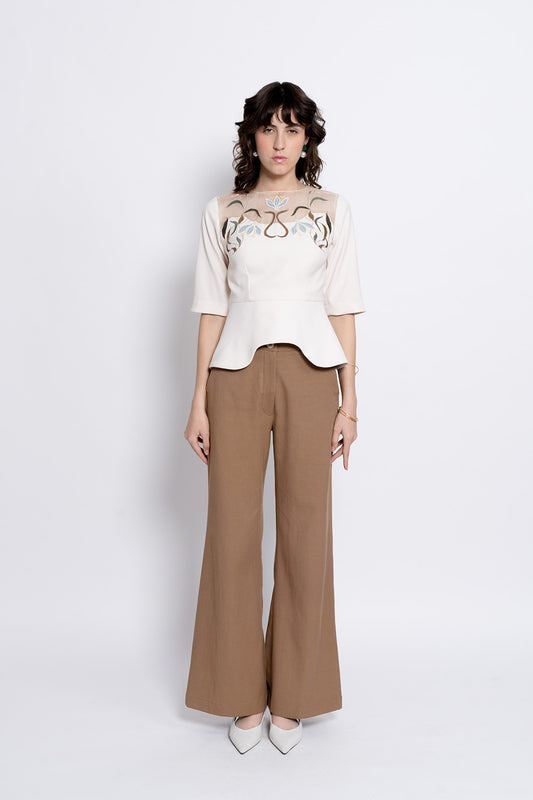 Taal - ivory brown set