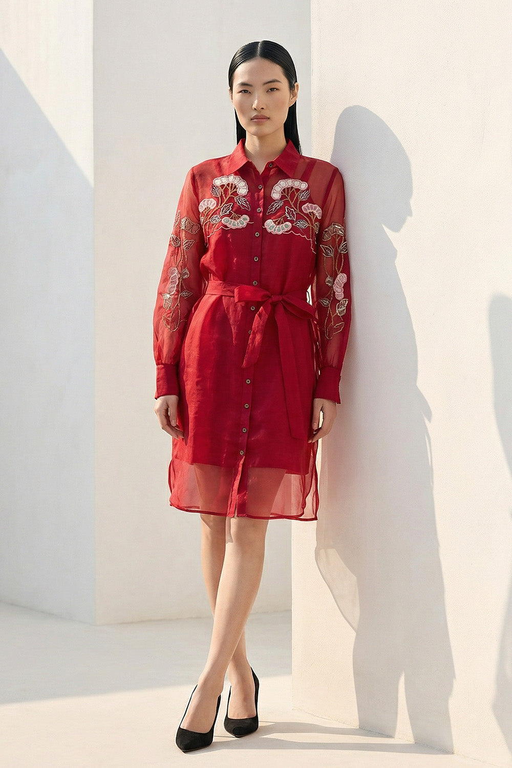 Ruby grape shirt dress