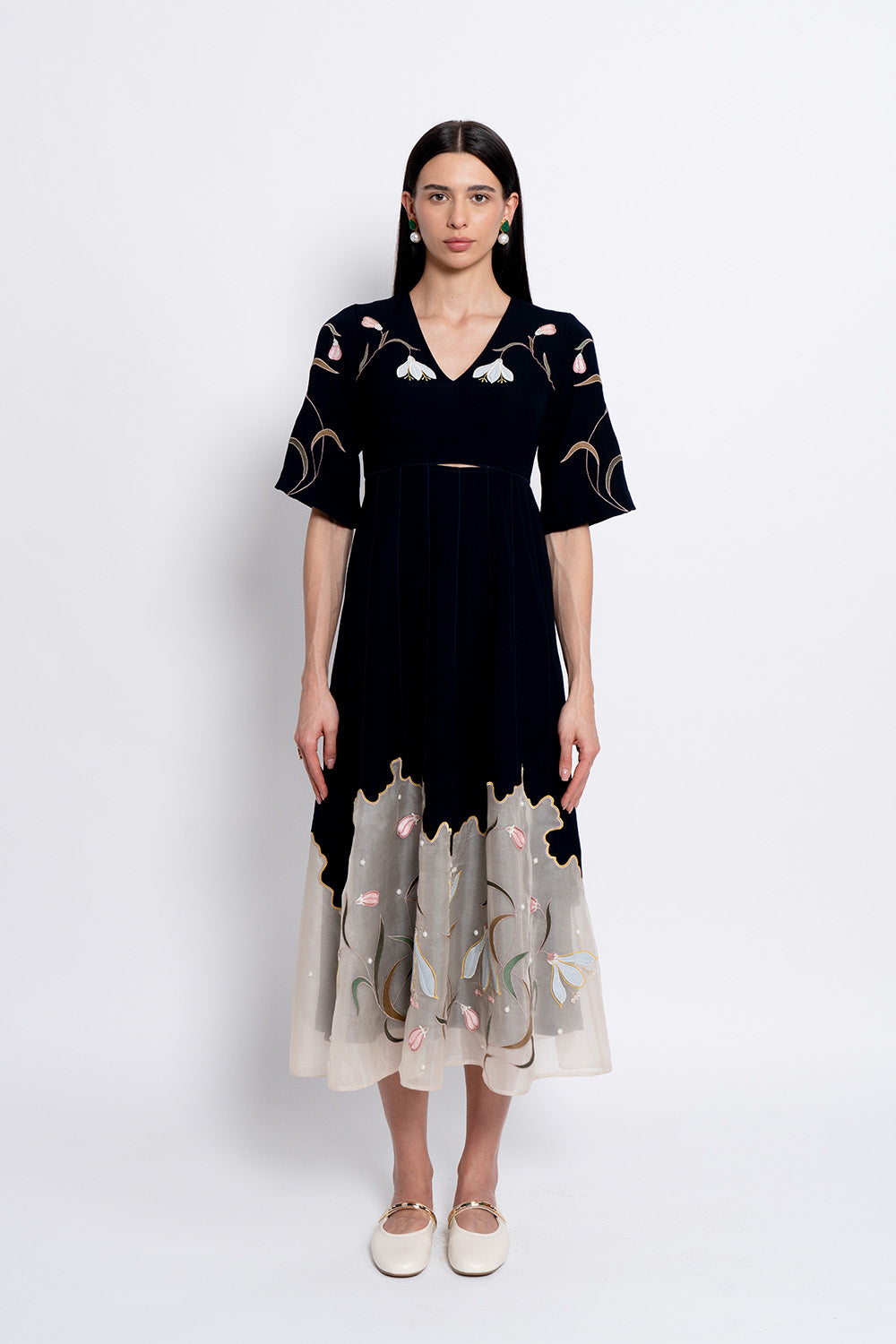Madhya - navy dress