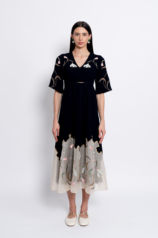 Madhya - navy dress
