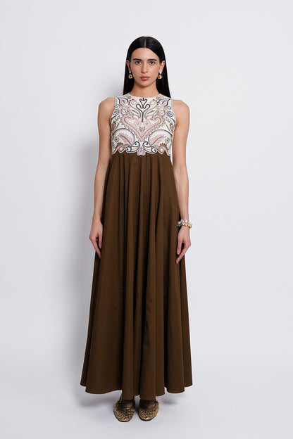 Sutra - brown dress