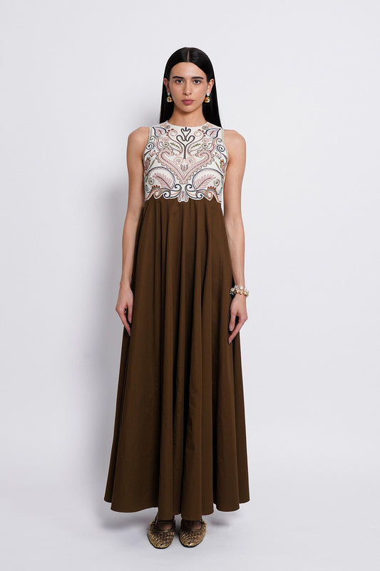Sutra - brown dress