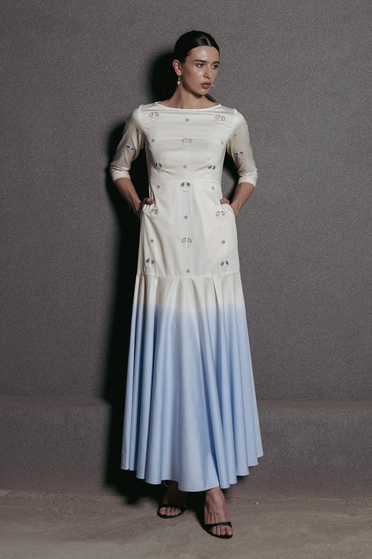 Antara ombré dress