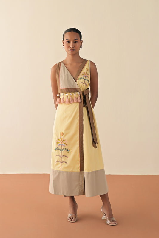 Yellow gypsy dress image 1