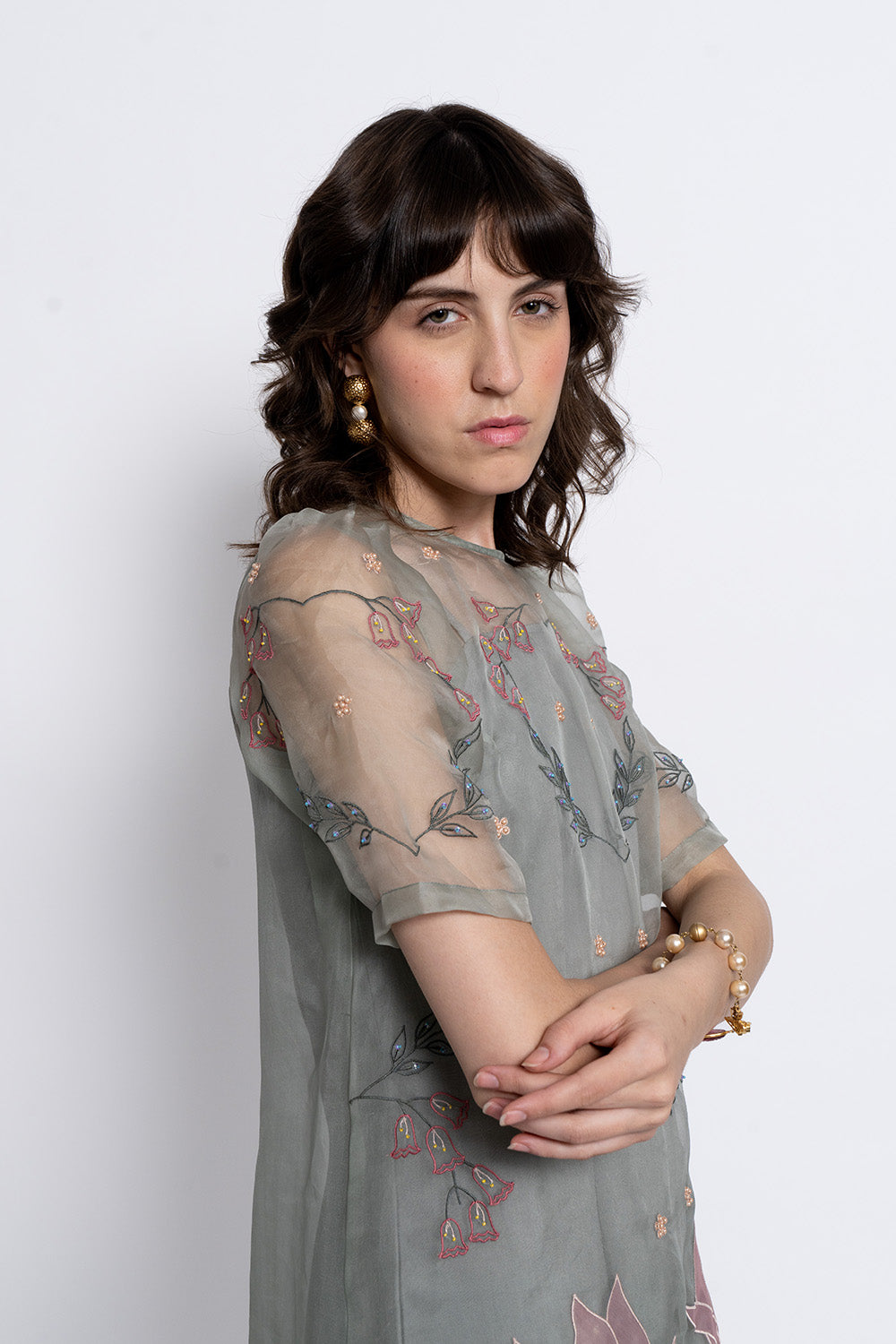 Sage Moonflower Dress