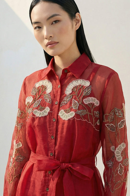 Ruby grape shirt dress