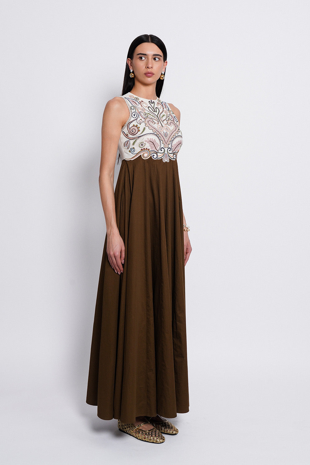 Sutra - brown dress