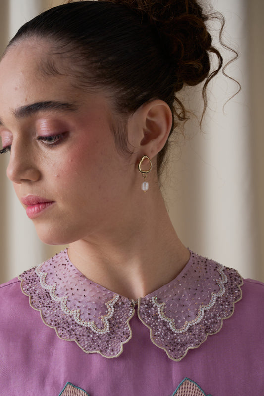 Galaxy lavender collar image 2