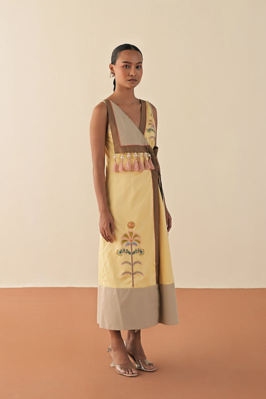 Yellow gypsy dress image 0