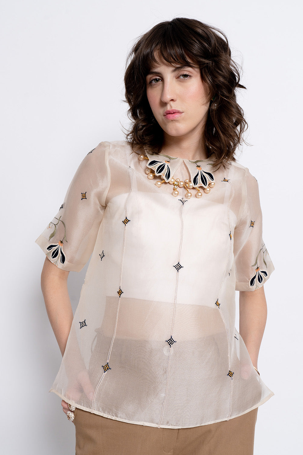 Murki - ivory brown set