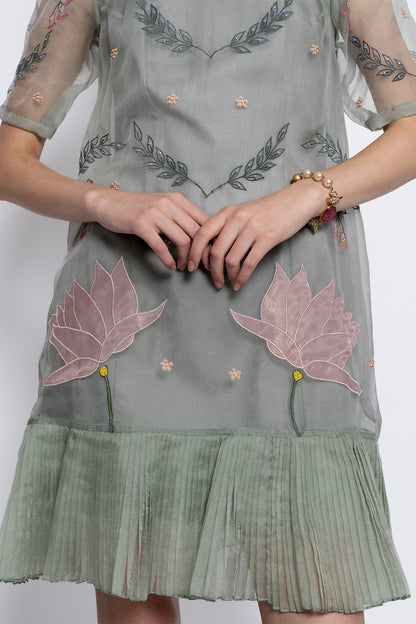 Sage Moonflower Dress