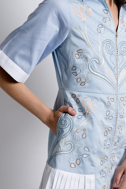 Nada blue dress