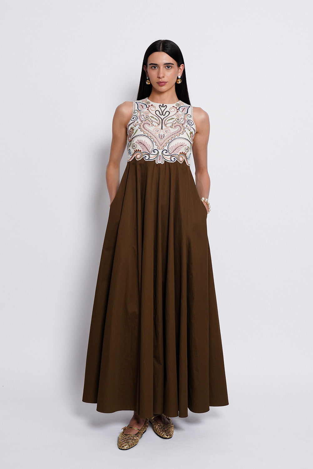 Sutra - brown dress