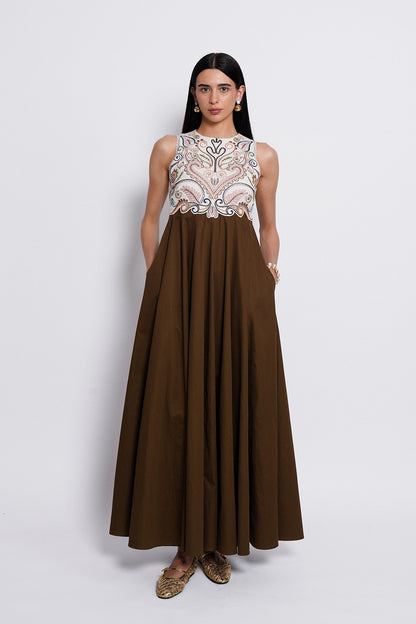 Sutra - brown dress