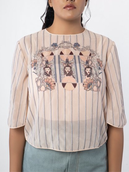 Georgette top. image 0